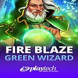 fire blaze green wizard