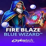 fire blaze blue wizard