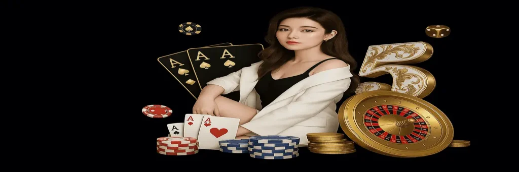 live casino banner